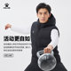 KELME卡尔美运动棉马甲男冬季训练防风连帽马夹外套坎肩休闲棉服