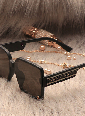 防紫外线方框韩版网红女太阳眼镜