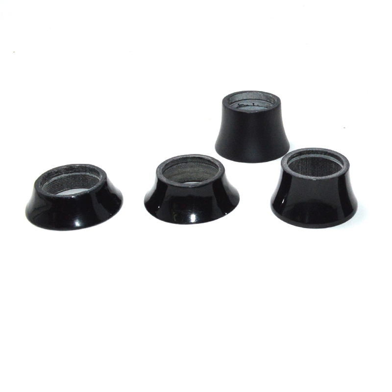 UD全碳纤维公路山地自行车车头碗组盖锥形垫圈28.6mm上管骑行配件 - 图0