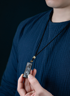 沉水级越南芽庄奇楠沉香吊坠保真