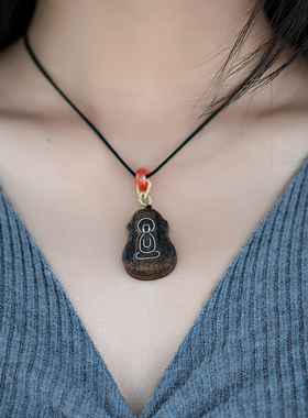 天然越南芽庄白奇楠沉香吊坠沉水