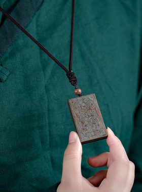 保真高端沉水级奇楠沉香吊坠男女