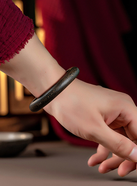 保真天然老料越南芽庄沉香手镯