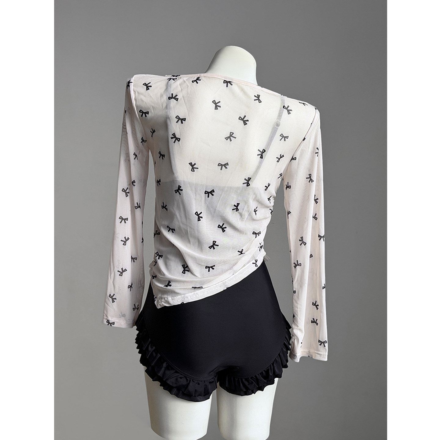 温泉泳衣女连体长袖罩衫微胖女孩显瘦遮肉钢圈聚拢泳装ins风温泉,淘宝优惠券,粉丝福利购,淘宝优惠卷