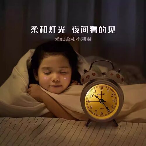 得力闹钟学生专用起床神器智能2025新款儿童男孩女孩静音机械钟cj - 图3