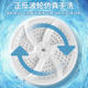 Turbine washing machine with suction cup, small mini cleaner, laundry artifact, sock-type turbine cleaning