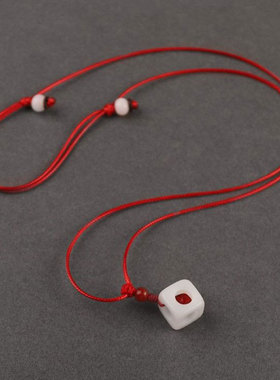 双轨项链同款玲珑骰子安红豆姜暮虞书欣六面靳朝朝思暮想宝得意