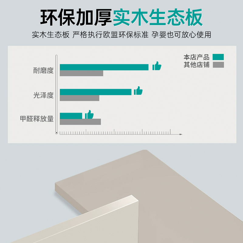 衣柜卧室家用实木质经济型出租房用可定制小户型免安装收纳大衣橱 - 图2