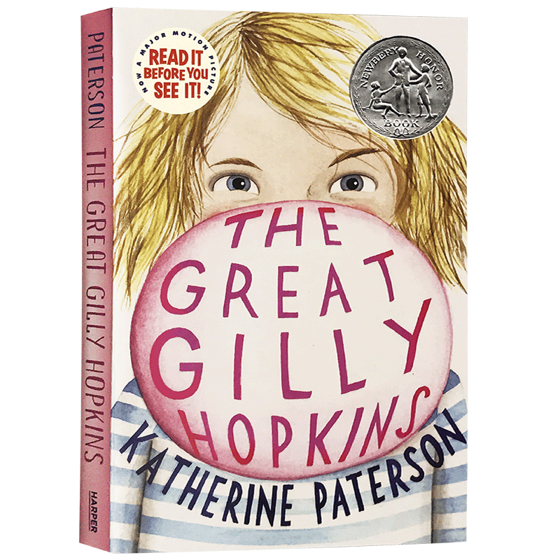 英文原版小说the Great Gilly Hopkins 了不起的吉莉养女基里儿童文学国际安徒生奖作者katherine Paterson 英文版进口 英语书 巴秋图书专营店
