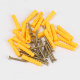 Barbed wire ties, hemp rope, nails, installation tools for green plants