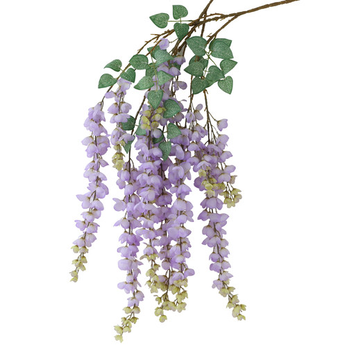仿真阿勃勒巨型紫藤花长枝串假花绢花垂吊花藤拍照藤蔓婚庆装饰花 - 图3