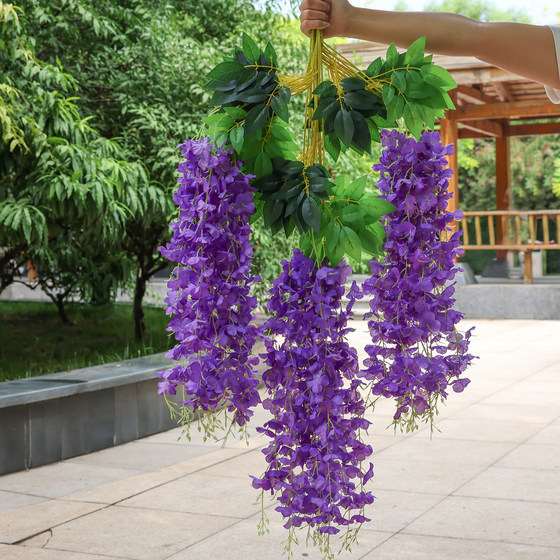 Butterfly dance simulation indoor wedding decoration plant wisteria flower