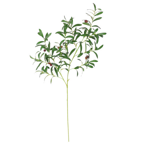 仿真橄榄枝橄榄叶仿真植物绿叶高杆假花家居花材装饰婚庆插花道具 - 图3