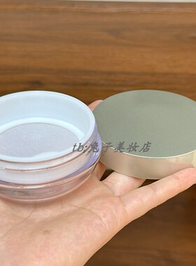 适用于CPB粉扑收纳盒圆形粉扑气垫散粉扑透明盒便携粉扑盒子