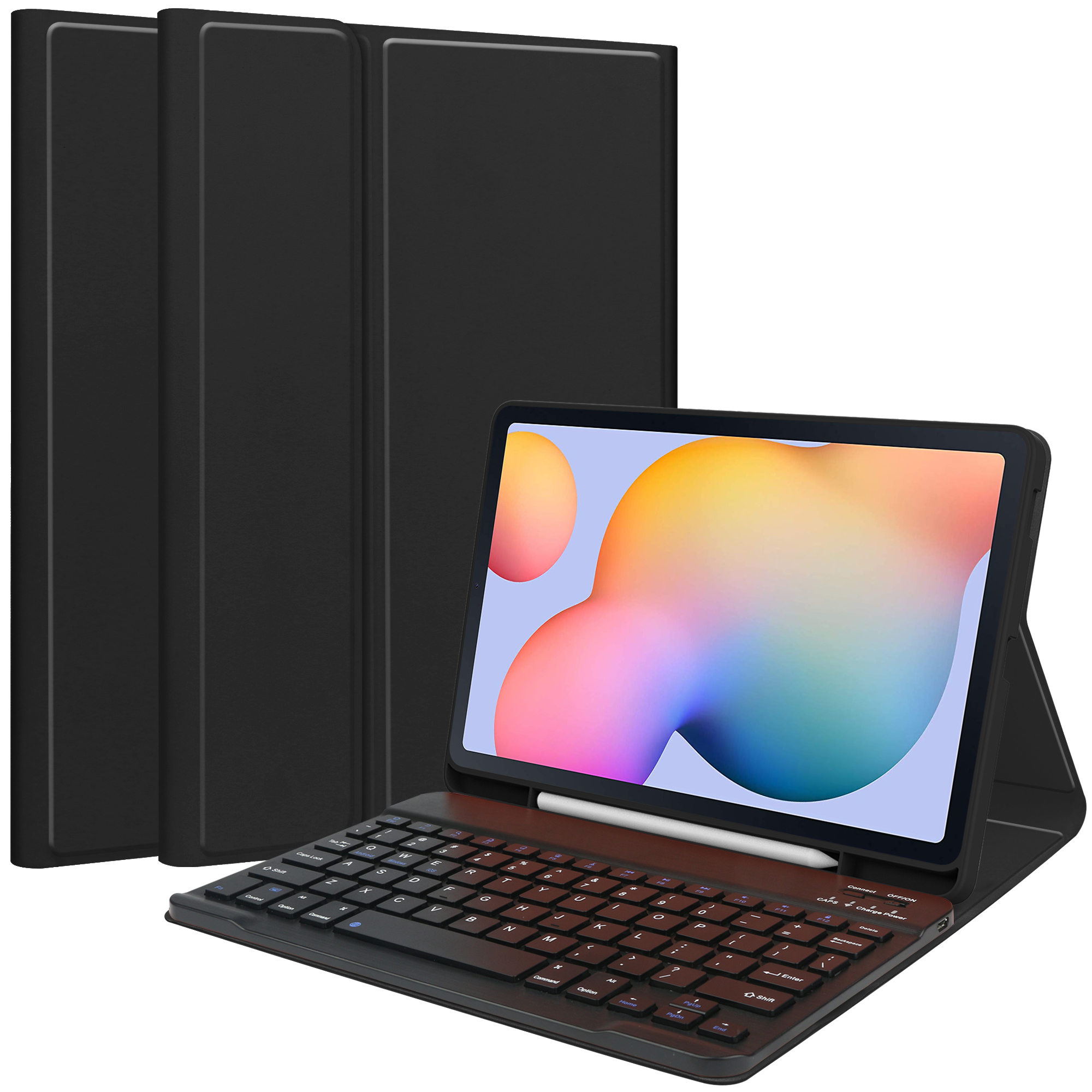 Galaxy三星Tab S6lite保护套S7plus防摔tabs9带笔槽S8ultra支架S9fe键盘10.9英寸11平板12.4/14.6外壳Samsung - 图2