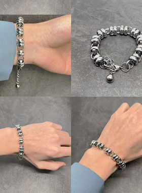 张杰同款圈扣相伴手链环镯男女