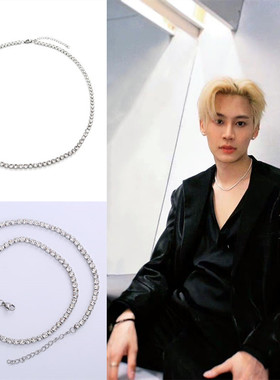 BounPrem文总同款玫钻锆石项链