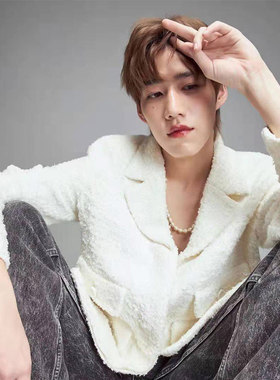 bkpp同款玻璃珍珠项链时尚情侣