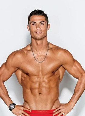 C罗同款盒子项链CR7男女简约时尚