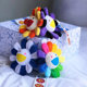 Colorful sunflower colorful flower bag Wang Yibo pendant