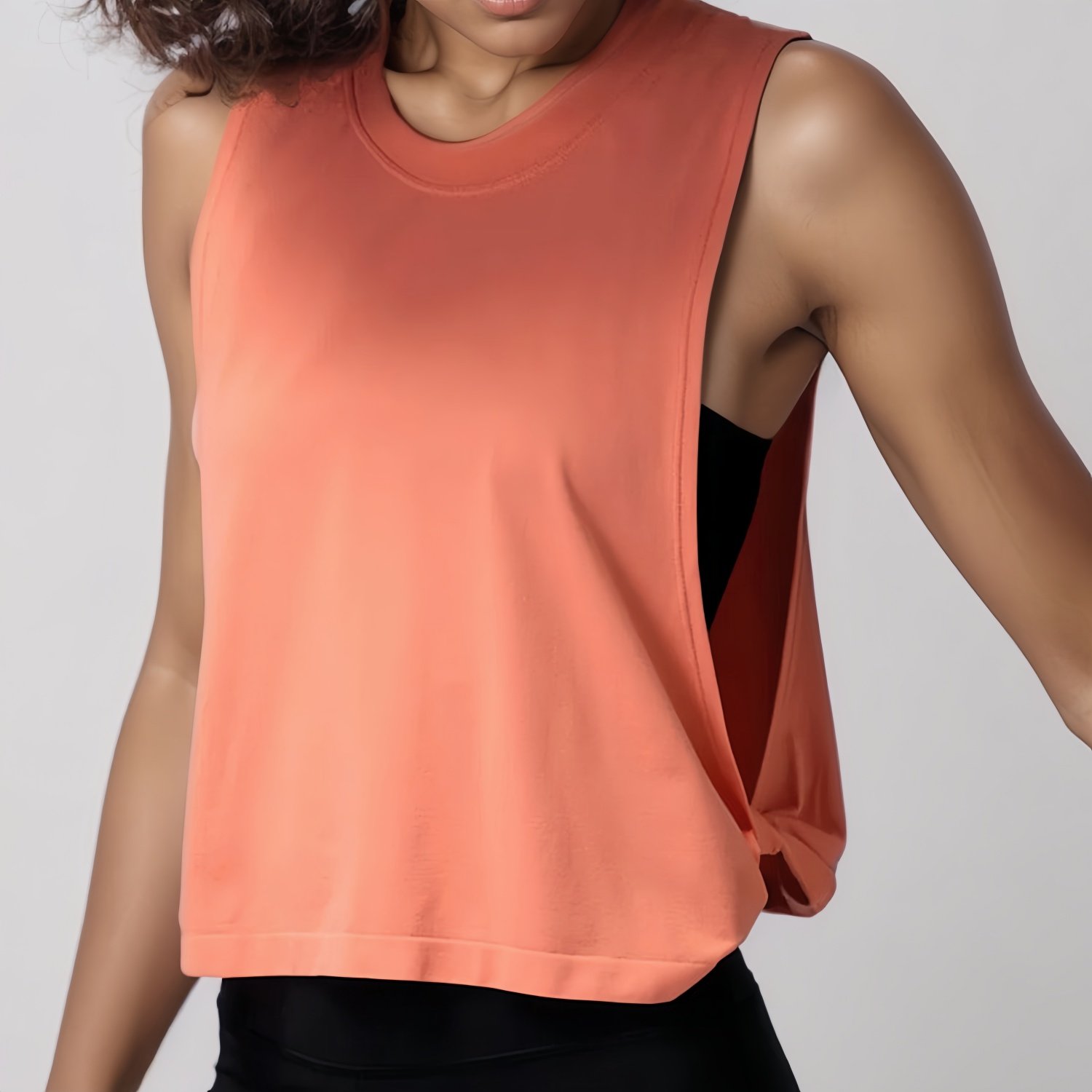 宽松无袖罩衫运动背心女T恤轻薄透气跑步瑜伽服上衣健身背心速干,淘宝优惠券,粉丝福利购,淘宝优惠卷