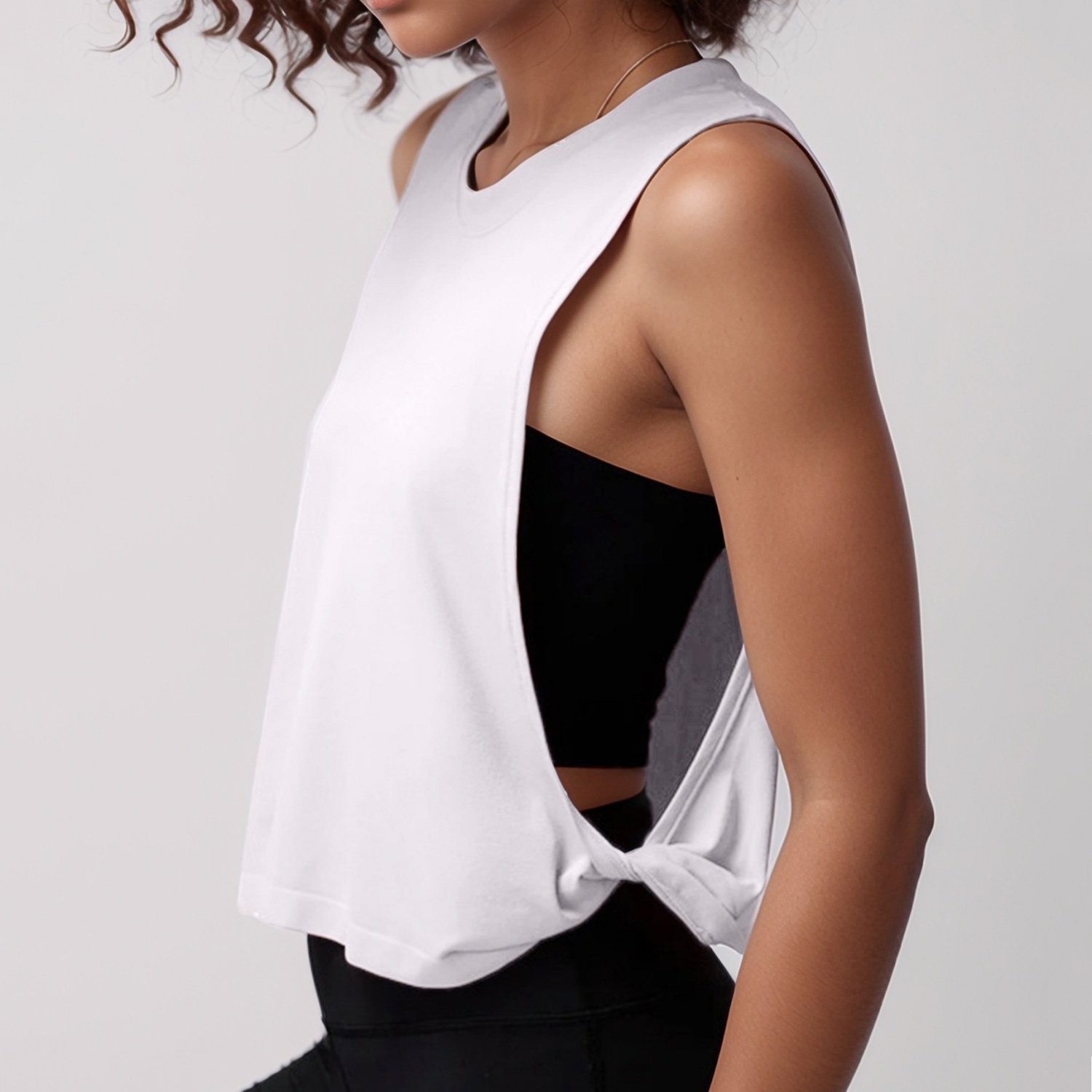 宽松无袖罩衫运动背心女T恤轻薄透气跑步瑜伽服上衣健身背心速干,淘宝优惠券,粉丝福利购,淘宝优惠卷