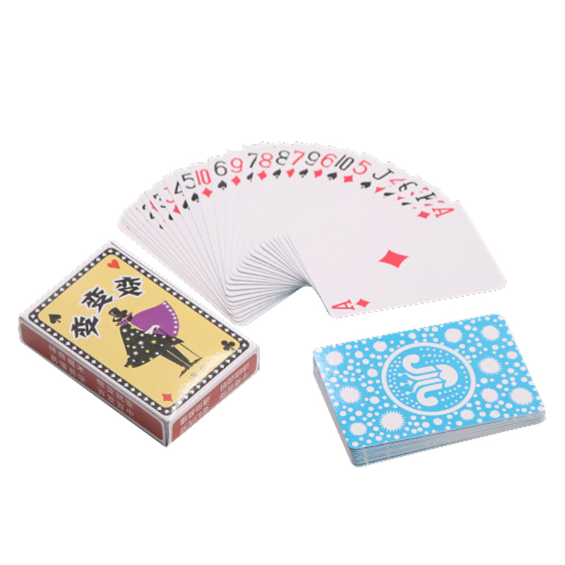 包邮 多变扑克 长短牌梯形牌38种玩法近景魔术道具舞台扑克魔术牌 - 图1