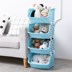 hộp vải đựng đồ Giỏ trái cây và rau lưu trữ nhà bếp cung cấp nhiều lớp nhỏ cửa hàng bách hóa hộ gia đình kệ ký túc xá sàn giỏ đồ dùng - Trang chủ hộp nhựa trong Trang chủ