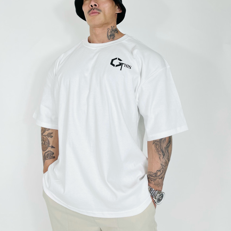 肌肉宽松运动健身t恤男国潮大码印花短袖纯棉弹力吸汗训练服半袖,淘宝优惠券,粉丝福利购,淘宝优惠卷