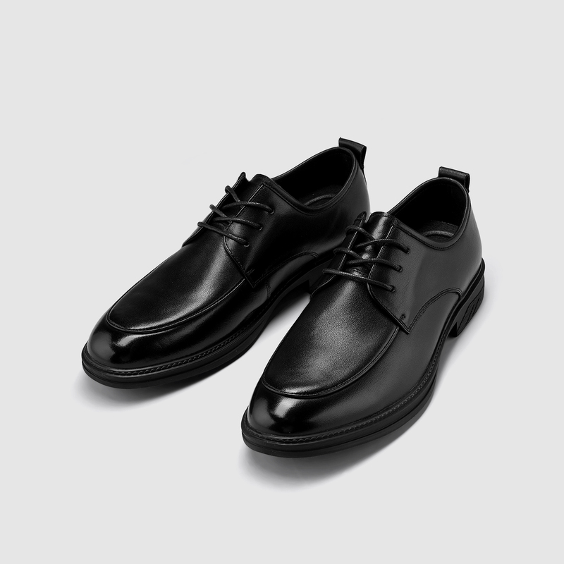 HLA/海澜之家2024正装皮鞋耐穿有型透气经典净色质感牛皮皮鞋男_海澜之家官方店_流行男鞋-第4张图片-提都小院