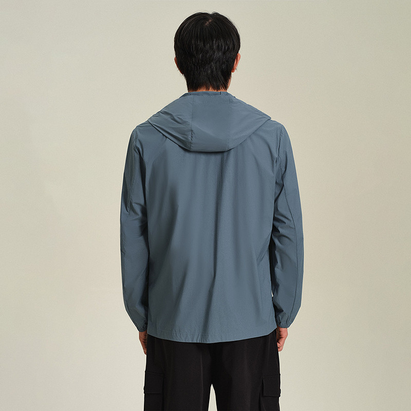 海澜之家防晒衣男款夹克曾舜晞同款连帽外套罩衫夏季薄款衣服冰丝