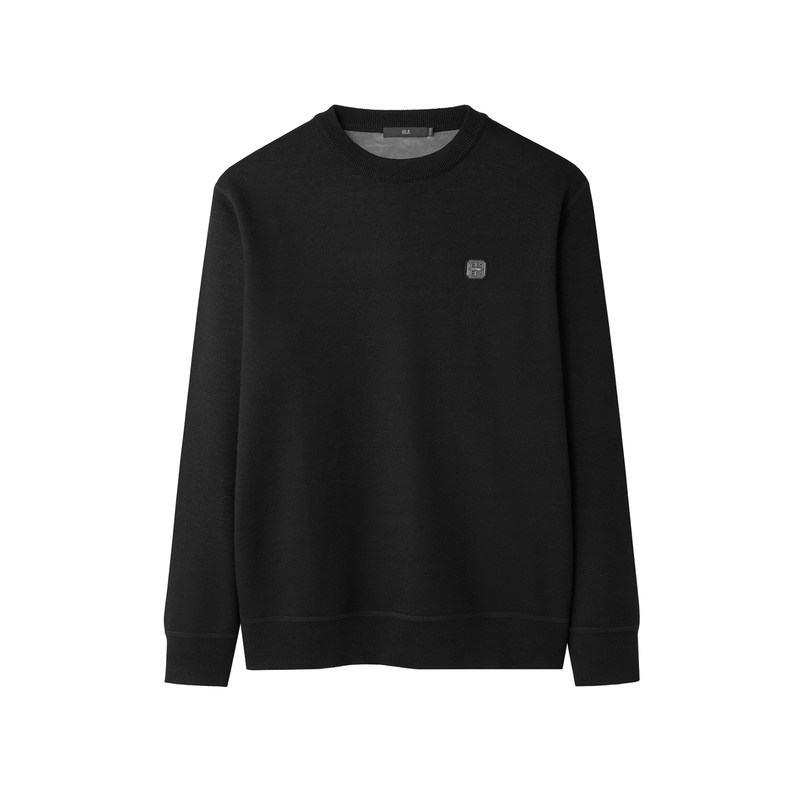 HLA/海澜之家保暖针织衫秋冬长袖圆领加绒微弹加厚远红外上衣男,淘宝优惠券,粉丝福利购,淘宝优惠卷