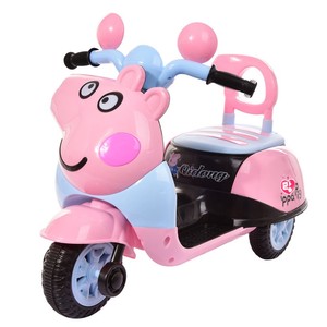 奇动小猪儿童电动摩托车