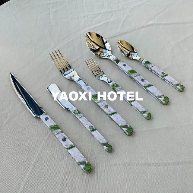Art pattern knife fork spoon