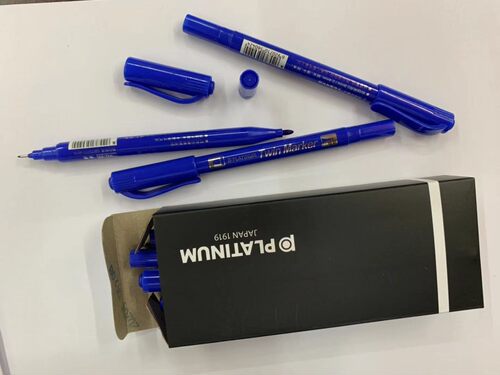 白金牌CPM29 CPM122小双头记号笔油性笔光盘笔签到笔钩线笔万能笔 - 图1