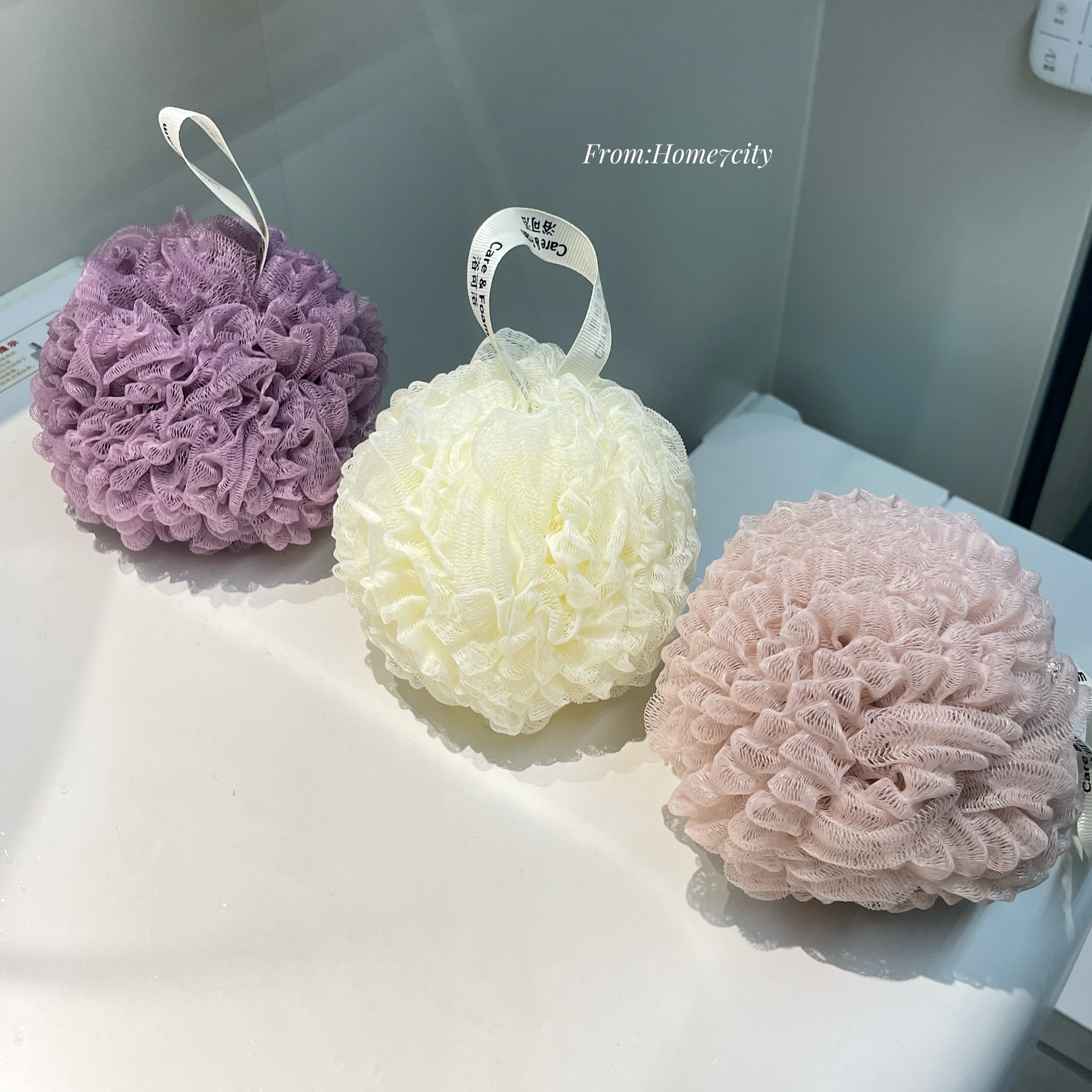 日式海藻泡泡沐浴球洗澡起泡绵密搓澡球耐用不散浴花柔软洗澡球,淘宝优惠券,粉丝福利购,淘宝优惠卷