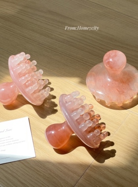 圆盘头部穴位按摩器经络梳