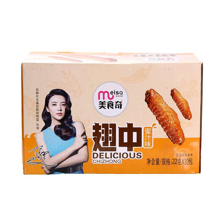 休闲食品美食奇翅中麻辣小吃香辣蜜汁鸭翅零食小包装肉食卤味熟食 - 图3