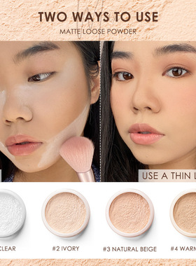 定妆散粉持久哑光控油防水不脱妆空气蜜粉FOCALLURE Loose Powder