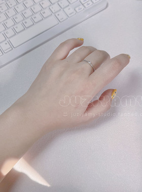 【嫁给自己】捷克钻石水钻戒指