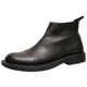 British velvet short Martin boots winter men's shoes