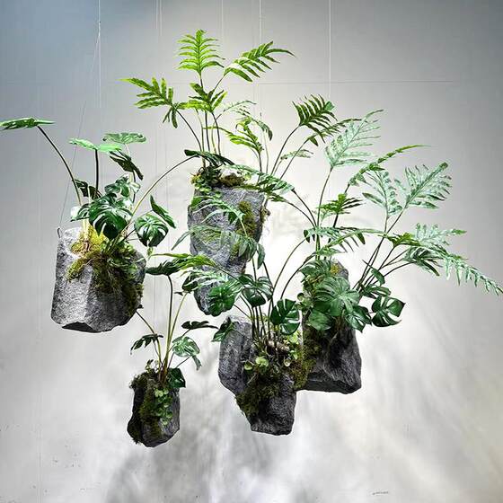New simulated turtle leaf desktop potted plant Terilihui