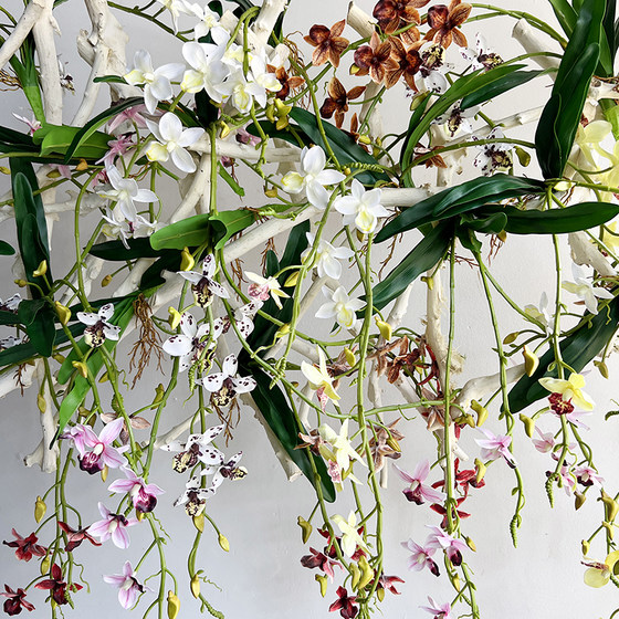 Simulated flower dining table ornaments living room indoor wall decoration