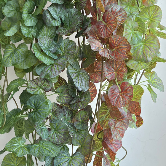 Terrihui simulated European version of crabapple leaf handle bunch wall hanging vine