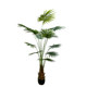 Palm leaf floor plant