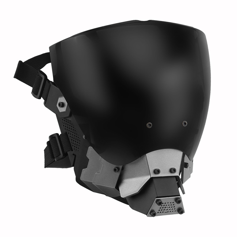 WOSPORT赛博朋克面具科幻机能风机械COS角色扮演面罩半头盔科技感 - 图3