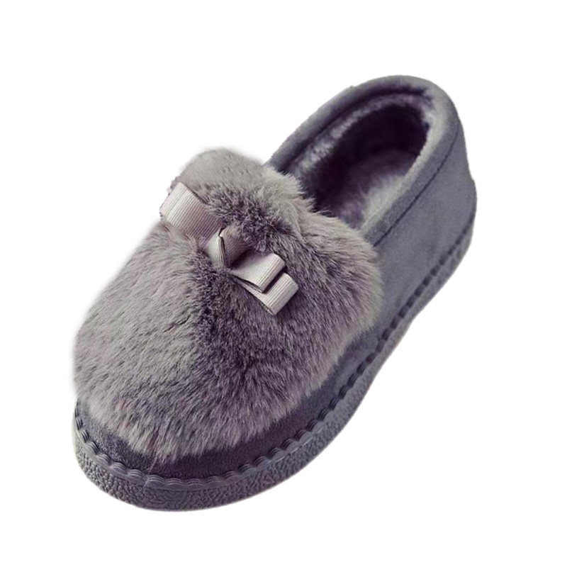 新款冬季加绒豆豆鞋女软底妈妈鞋休闲百搭毛毛鞋女室内防滑棉拖鞋,淘宝优惠券,粉丝福利购,淘宝优惠卷