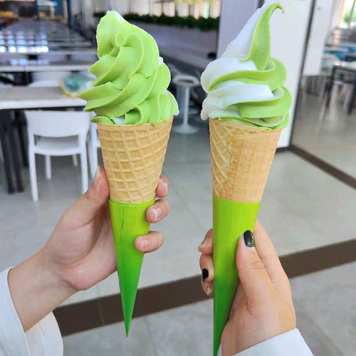 摩天蛋筒平口大脆筒冰淇淋脆皮蛋筒甜筒脆皮长脆筒200个 - 图1