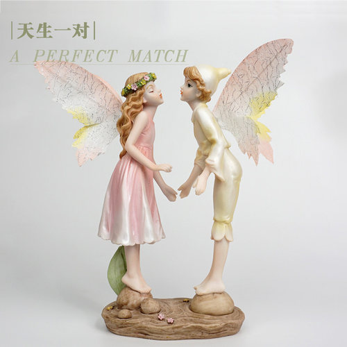 月亮白马送闺蜜情侣新婚送新人结婚生日礼物一对创意童话家居摆件 - 图0