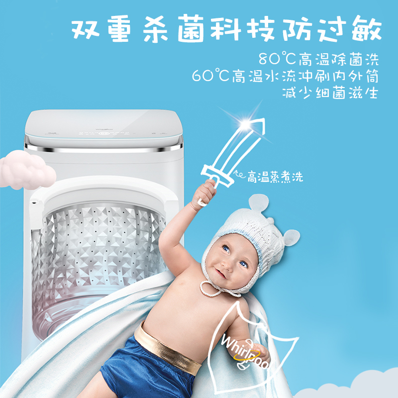 迷你全自动婴儿洗衣机 mini 公斤 3kg EWVP118106W 惠而浦 Whirlpool 迷你全自动婴儿洗衣机 mini 公斤 3kg EWVP118106W 惠而浦 Whirlpool